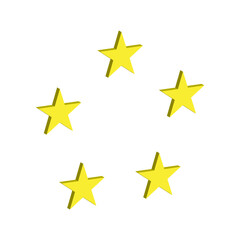 Obraz premium Star icon design template