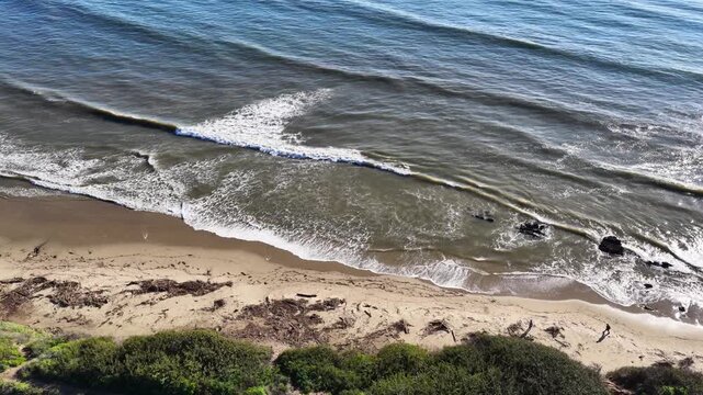 Carpinteria Beach and Coastal Cliffs California
