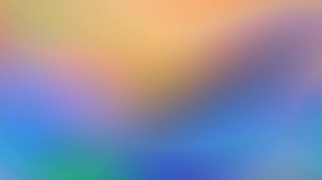 Mysterious loop background gradient animation in dark green, blue, and orange shades. Perfect for video projects, graphic design or wallpaper.