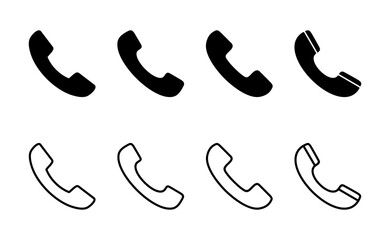 Call icon vector. telephone sign and symbol. phone icon. contact us