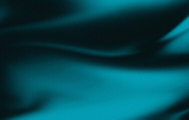 Obraz premium Bright deep sky blue, black. Minimalist fine art background with organic motion texture. Modern design, atmospheric visual concepts. Noise grain. Abstract blur, soft flowing shapes and gradients