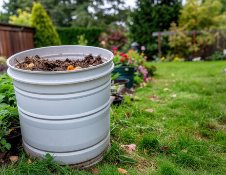 Composting Bin, Backyard Waste Reduction
