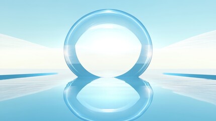 Abstract architectural background e-commerce product exhibition booth