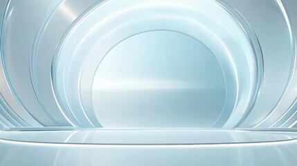 Abstract architectural background e-commerce product exhibition booth