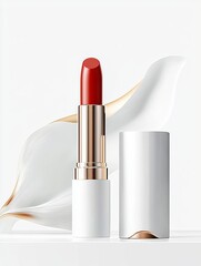 Girls' cosmetics - red lipstick