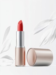 Girls' cosmetics - red lipstick