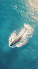 Whales leaping out of the water