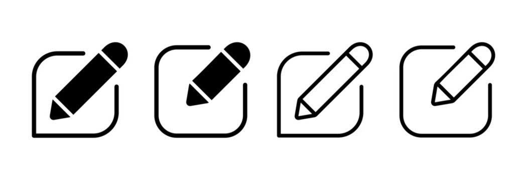 Edit icon vector illustration. edit document sign and symbol. edit text icon. pencil. sign up