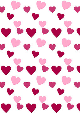 Herz Muster als PNG Datei mit transparentem Hintergrund 
