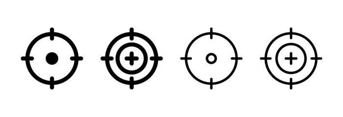 Target icon vector illustration. goal icon vector. target marketing sign and symbol