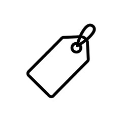 Minimalist Price Tag Icon on Dark Background for Sales, Offers, and Business Concepts