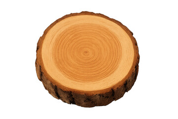 Tree stump cross section showing growth rings