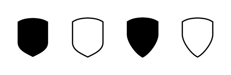 Shield icon set. Protection icon vector. Security vector icon