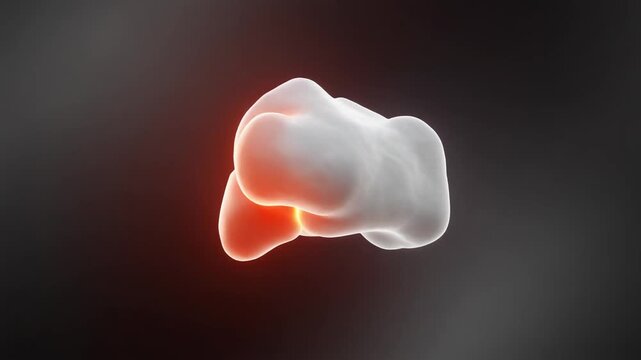 3D Animation: Orbital Rotation Around Human Pisiform Bone