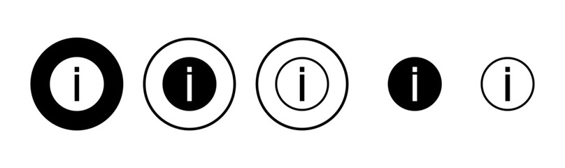 Information sign icon logo design. about us sign and symbol. question mark icon