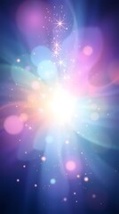 Ethereal spiritual vibe, vibrant complimentary colors, sparkles, contrasting colors, balanced tones, light aura, mystical feeling. Vertical, standing image.