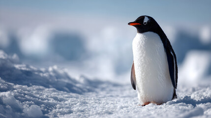 Obraz premium penguin in antarctica