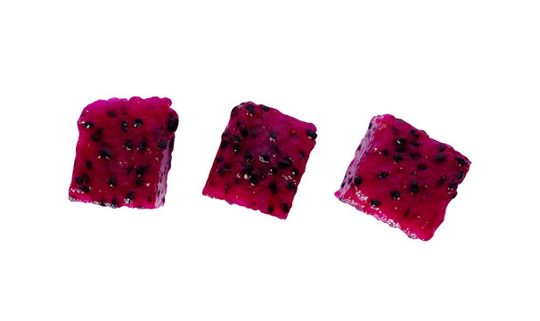 exotic ripe dragon fruit isolated