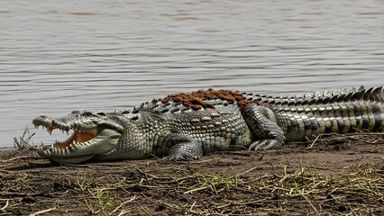 alligator in the swamp