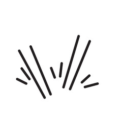 Fototapeta premium Explosion Shape Doodle Element