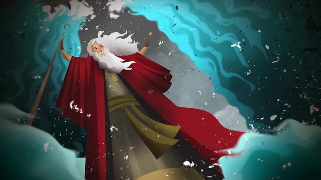 exodus moses parting the red sea