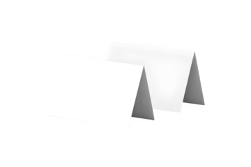 Three geometric shapes with gradient shading on transparent background