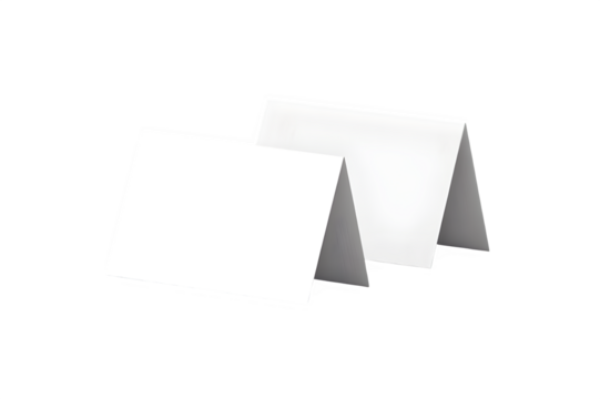 Three geometric shapes with gradient shading on transparent background - Powered by Adobe