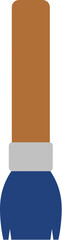 Flat Simple Paint Brush Tool for Painter and Artist