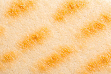 焼き団子の焼き面のマクロ質感背景