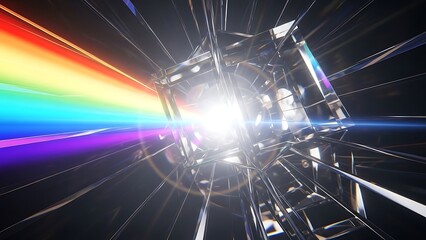 fiber optics background with lots of lights