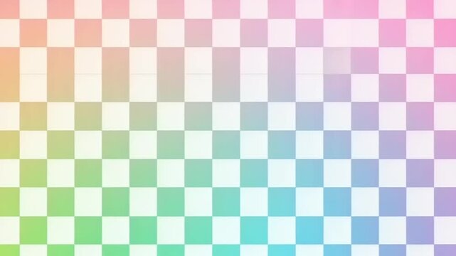 Colorful gradient checkerboard pattern background