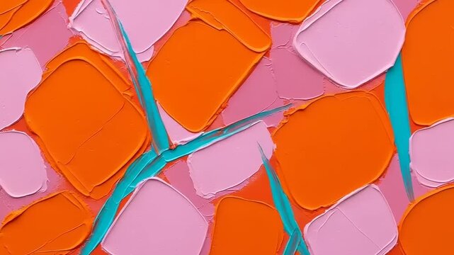 Colorful abstract texture with vibrant paint strokes