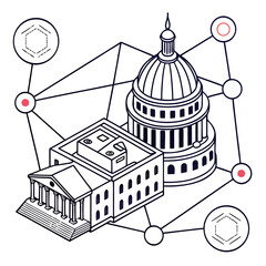 Governance Boundary Model Diagram Showing Controlled Autonomy