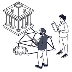 Abstract business technology vector background with modern geometric shapes, digital innovation concept, corporate design for marketing and presentations