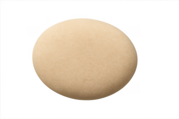 Smooth oval calming pebble creating a balanced zen concept