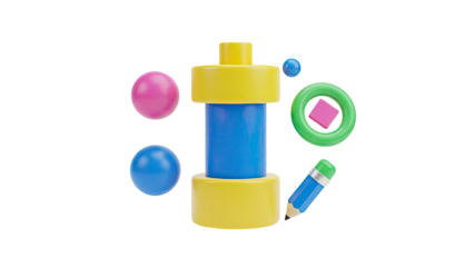 3D Geometric Shapes and Objects