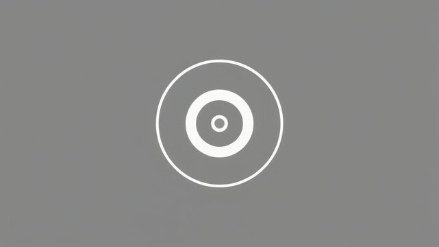 Harmonious concentric circles form a precise, minimalist target icon on a muted background, symbolizing focus and centralized design
