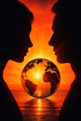 Hand drawn line art of the Statue of Unity reimagined in elegant vector hatching with atmospheric perspective and delicate paper texture celebrating heritage and monumental craftsmanship