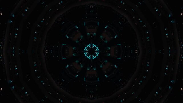 bstract Kaleidoscope Layered Color Pull