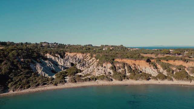 Scenic views of Gerakas Beach on Zakynthos