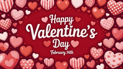 Happy valentine's day, february 14th