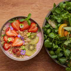salad with tomatoes and feta cheese