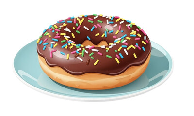 donut with sprinkles