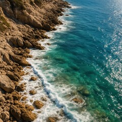 Modern geometric nativity illustration with holy family silhouetted against faceted abstract backdrop and soft halo light