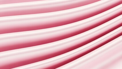 A pink wavy pattern with smooth curves and rounded lines in various shades