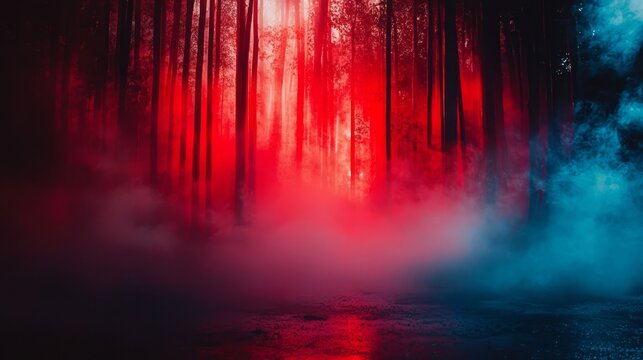 Unique wallpaper featuring an eerie, otherworldly atmosphere reminiscent of the series.