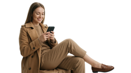 Young woman taking a city break to look at her smartphone lifestyle, businesswoman, woman, person, people, business, portrait
