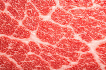 和牛の霜降りのマクロ質感背景