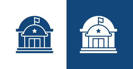 Legislative Glyph, with light and dark background