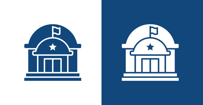 Legislative Glyph, with light and dark background